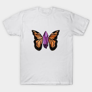 Butterfly Amethyst Eyes T-Shirt